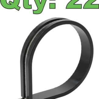 (22) New McMaster 3225T17 Loop Clamp 304 Stainless Steel w/ EPDM Cushion 2-3/4" - New