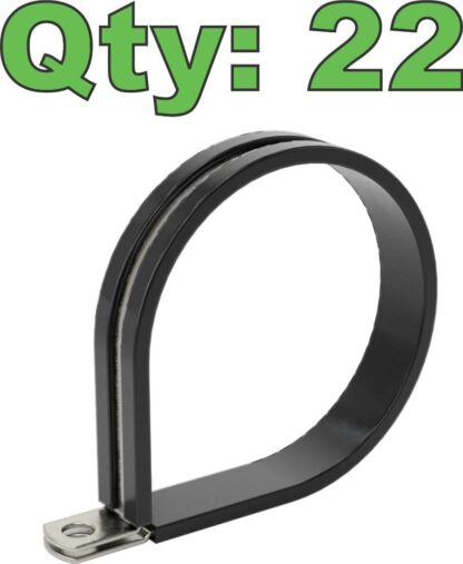 (22) New McMaster 3225T17 Loop Clamp 304 Stainless Steel w/ EPDM Cushion 2-3/4" - New - Image 9