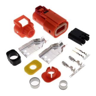 25 New TE Connectivity Deutsch YHV280-2PM-P-4MM-A Connector Housing Kits - New