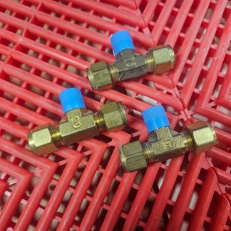 (3) Parker 6-6-4-SBZ-B Branch Tee 3/8" CPI Tube Fitting x 1/4" NPT - New