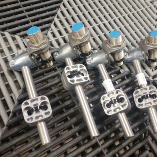 4 Wenglor IW080BM65VB3 Inductive Proximity Sensors M18 Barrel - Used