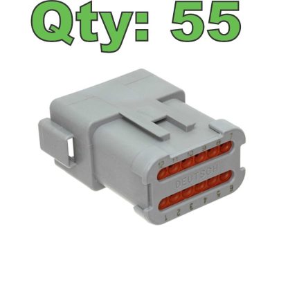 (55) New TE Connectivity Deutsch DT04-12PA-E003 Connector 12 Position, End Cap - New - Image 11