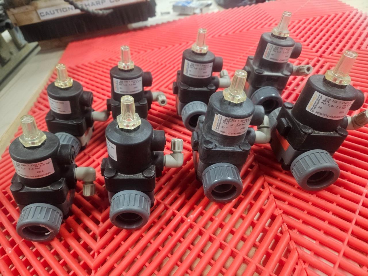 (8) Gemu 610 15D 7 11411/N Pneumatic Pilot Diaphragm Valve DN15 - Used - Image 15