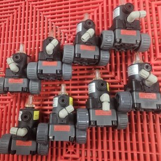 (8) Gemu 610 15D 7 11411/N Pneumatic Pilot Diaphragm Valve DN15 - Used