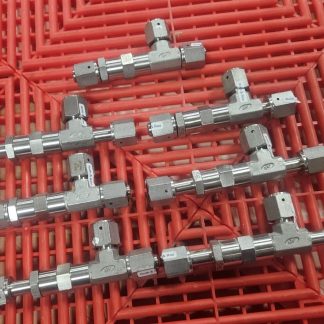 (8) Roth and Rau 1/4" VCR Gas Filter + Check Valve 316L Stainless z14 11-155c - Used