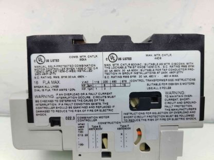 Allen-Bradley 140M-C2E-B40 Motor Starter Protector Circuit Breaker 2.5-4.0A - Used - Image 5