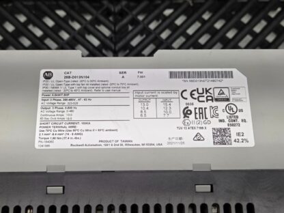 Allen-Bradley 25B-D013N104 Ser A PowerFlex 525 AC Drive 7.5HP w/Options US Stock - New other (see details) - Image 9