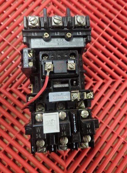 Allen Bradley 509-A0D Nema Size 0 Motor Starter 110-120V Coil W36 Trip Unit - Used
