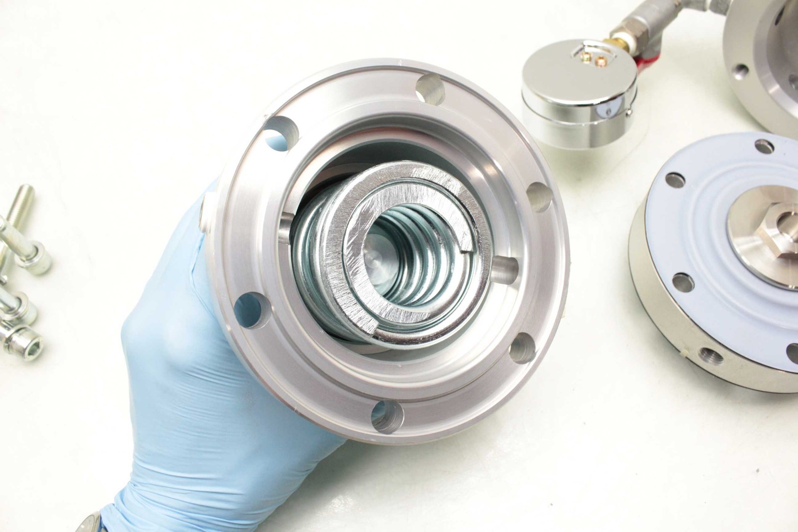 Custom Ultra High Vacuum Spring Loaded Pressure Relief / Safety Valve / 150PSI - Used - Image 3