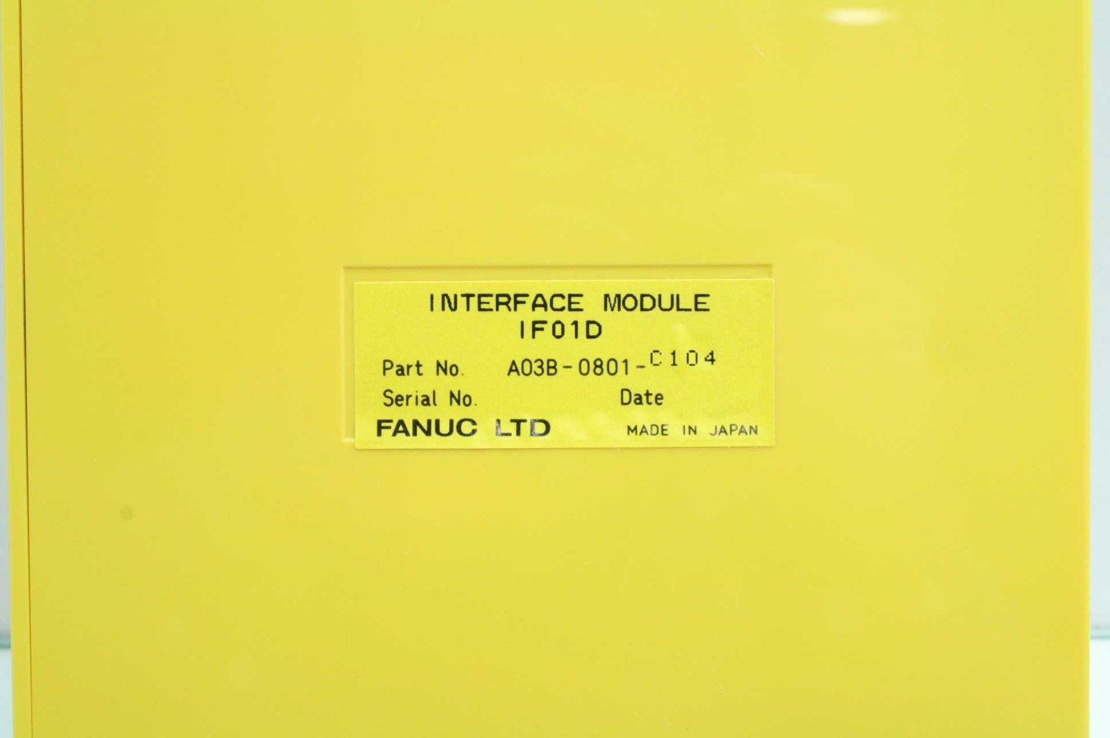 Fanuc IF01D Interface Module A03B-0801-C104 - Used - Image 3
