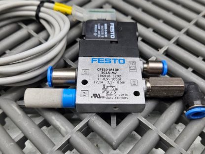 Festo 196916 Solenoid Valve CPE10-M1BH-3GLS-M7 w/ MSZE-3-24DC Valve Coil - Used - Image 3