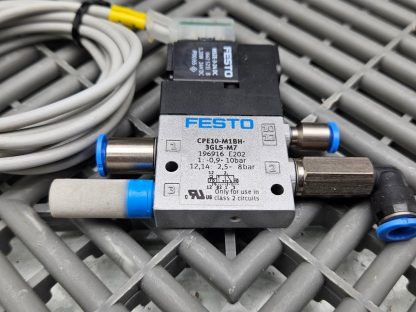 Festo 196916 Solenoid Valve CPE10-M1BH-3GLS-M7 w/ MSZE-3-24DC Valve Coil - Used - Image 8