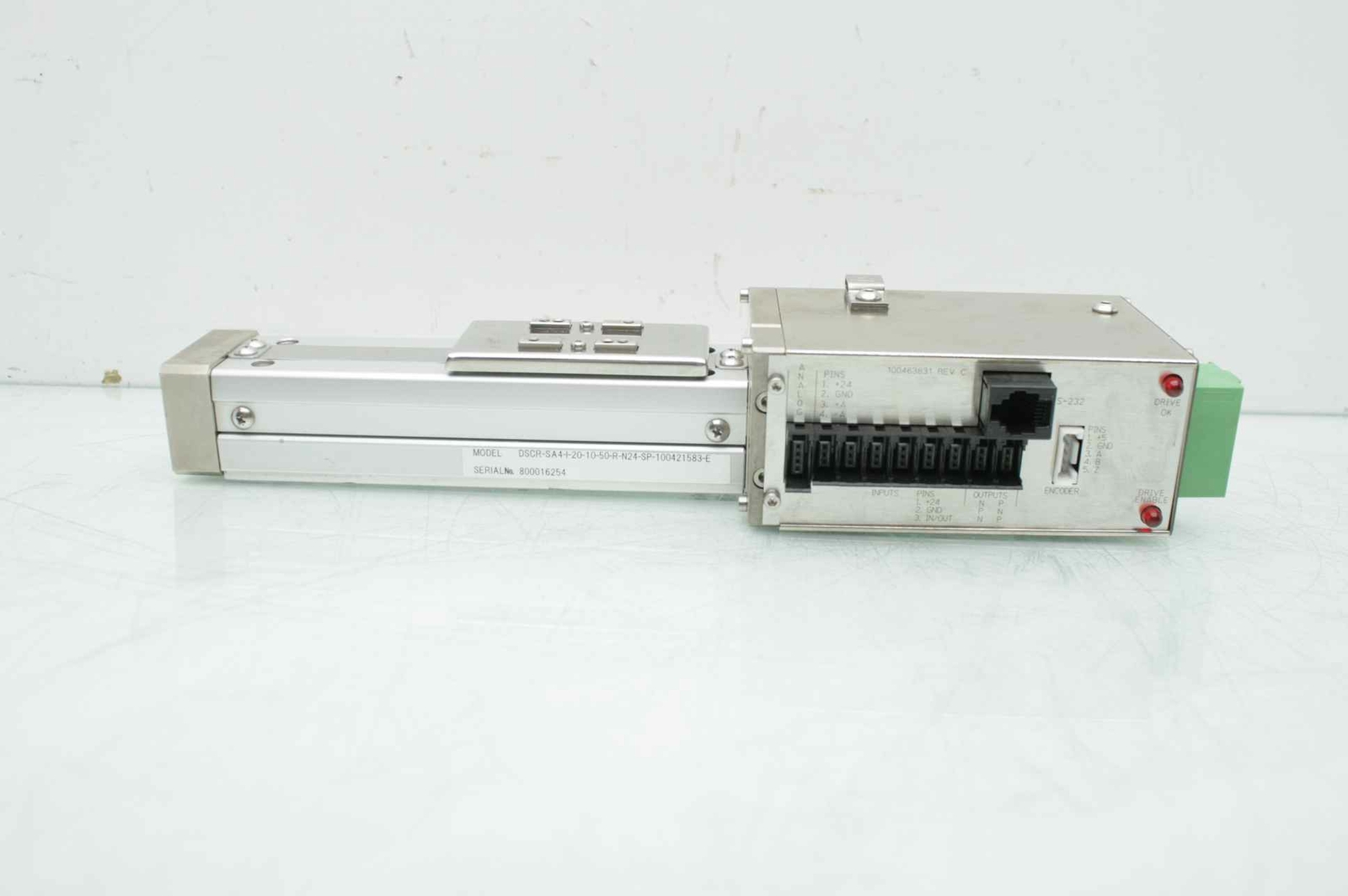 IAI DSCR-SA4-I-20-10-50-R-N24-SP-100421583-E Actuator, RS-232 Control - Used - Image 9
