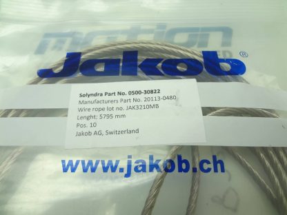 Jakob AG Stainless Wire Rope 4mm x 5795mm Long JAK3210MB Endless Sling New other see details 181105898013 3