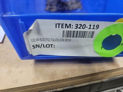 Lot of (100) Littelfuse 0MIN07.5MXGLO Lighted Mini SmartGlow Blade Fuses 7.5A - New - Image 3