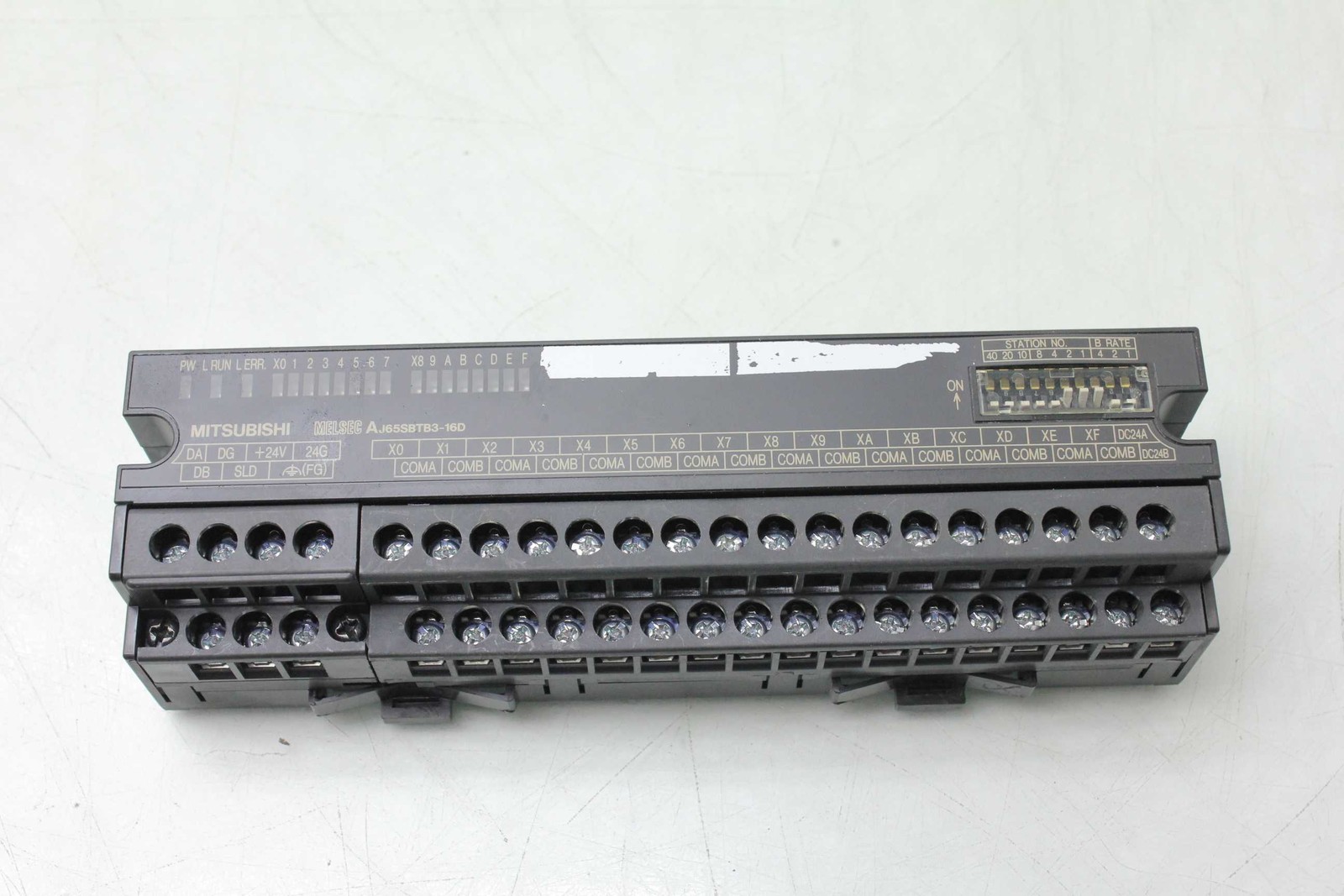 Mitsubishi AJ65SBTB3-16D Opto-Coupler Digital Input Module 16 Points I/O - Used