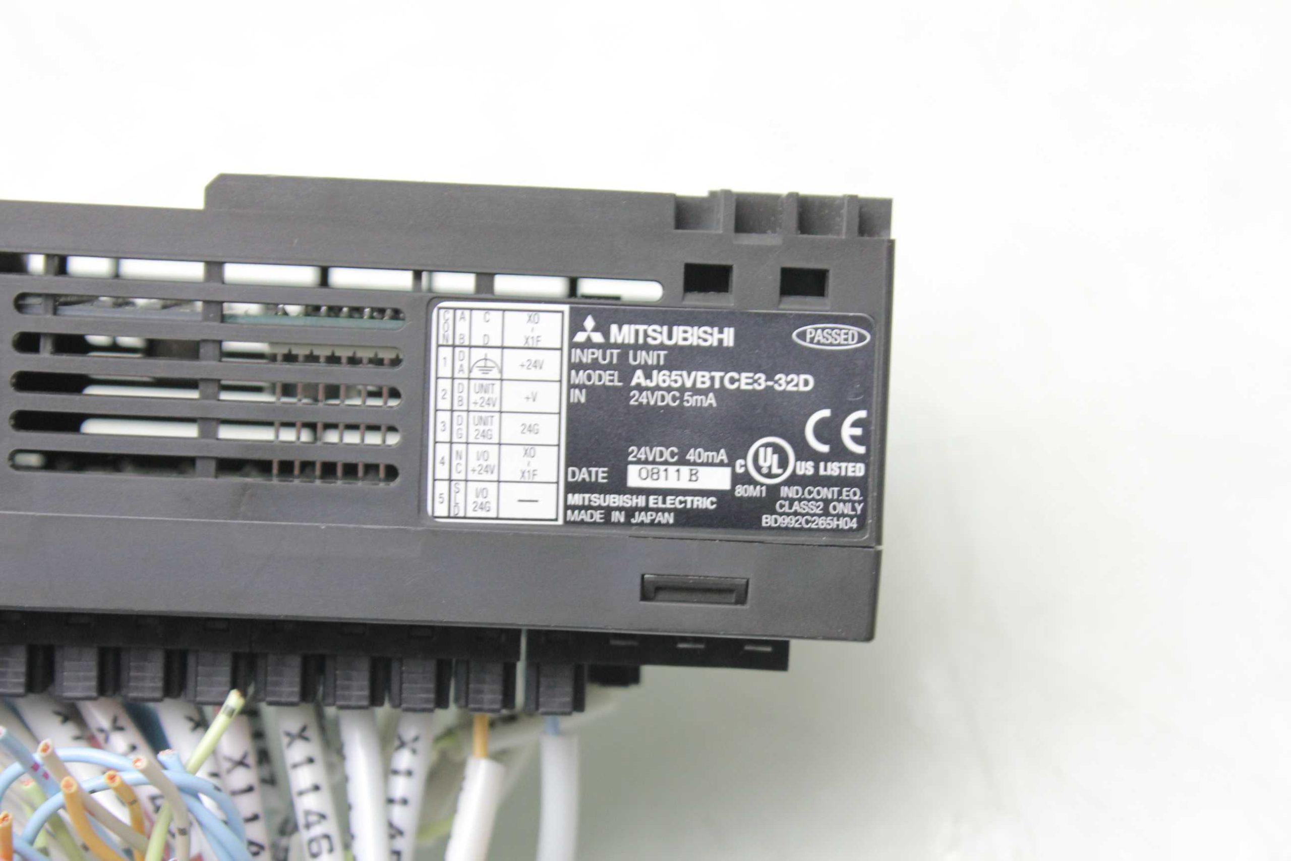 Mitsubishi AJ65VBTCE3-32D CC Link Compact Remote Input Module Sink 