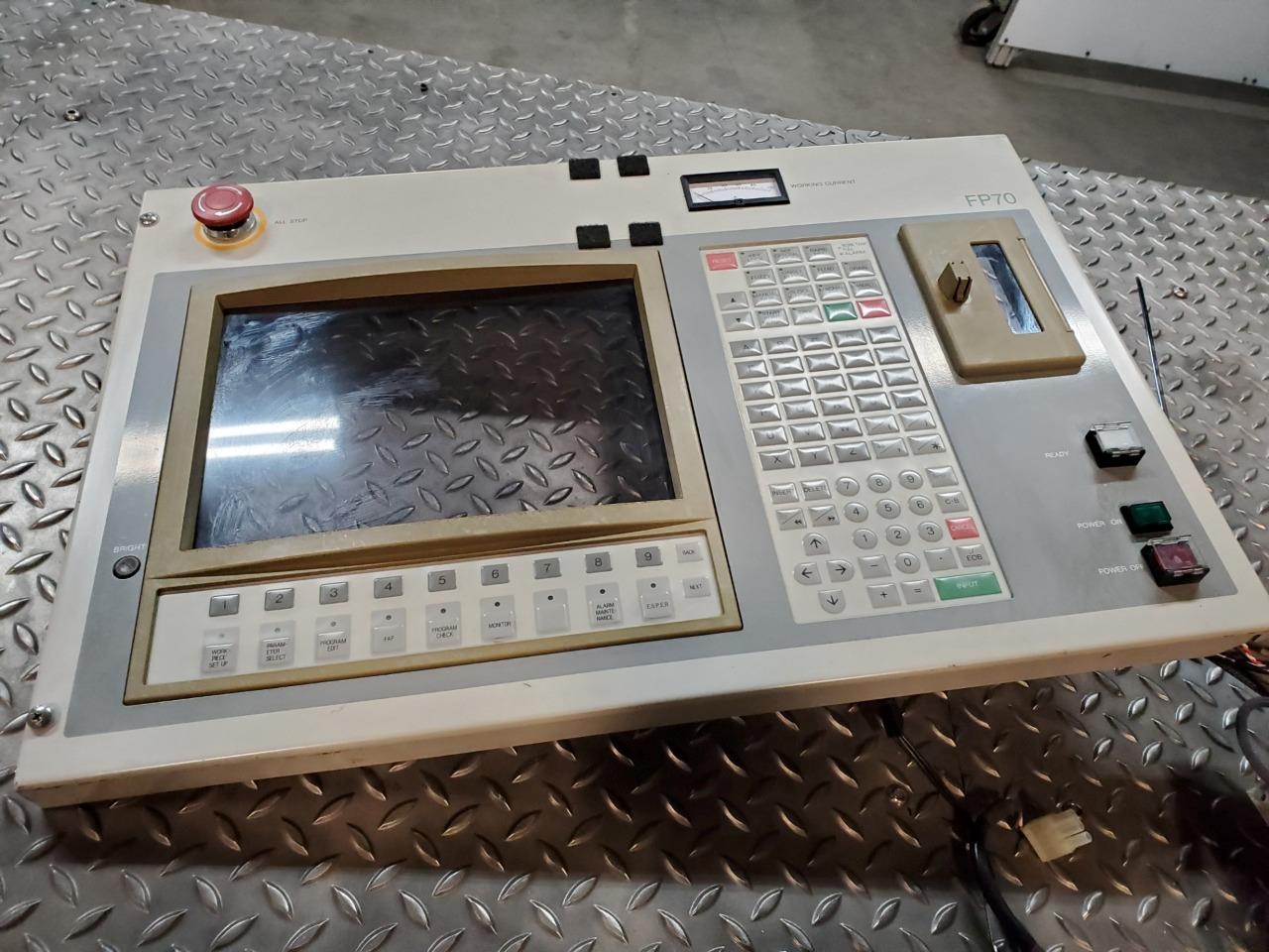 Mitsubishi FP70 CNC EDM Control Panel HMI from VX10 EDM - Used - Image 10