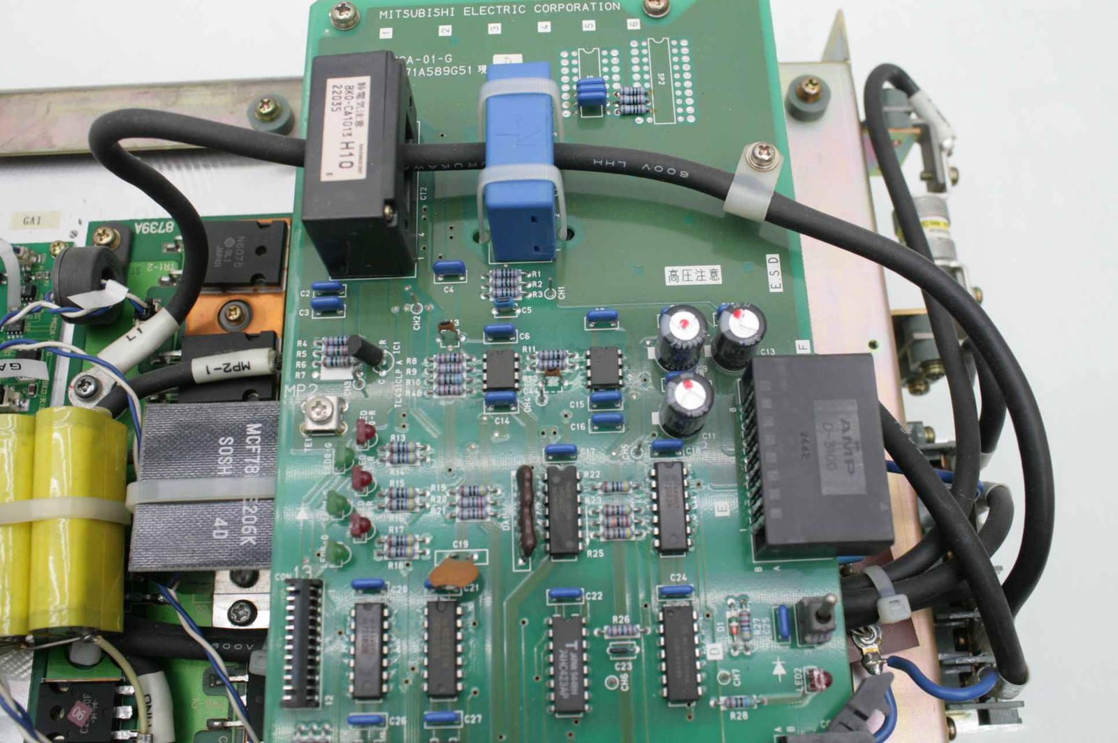Mitsubishi KNCA-01-G EDM / Servo Control Board BY171A589G51 - Used - Image 3