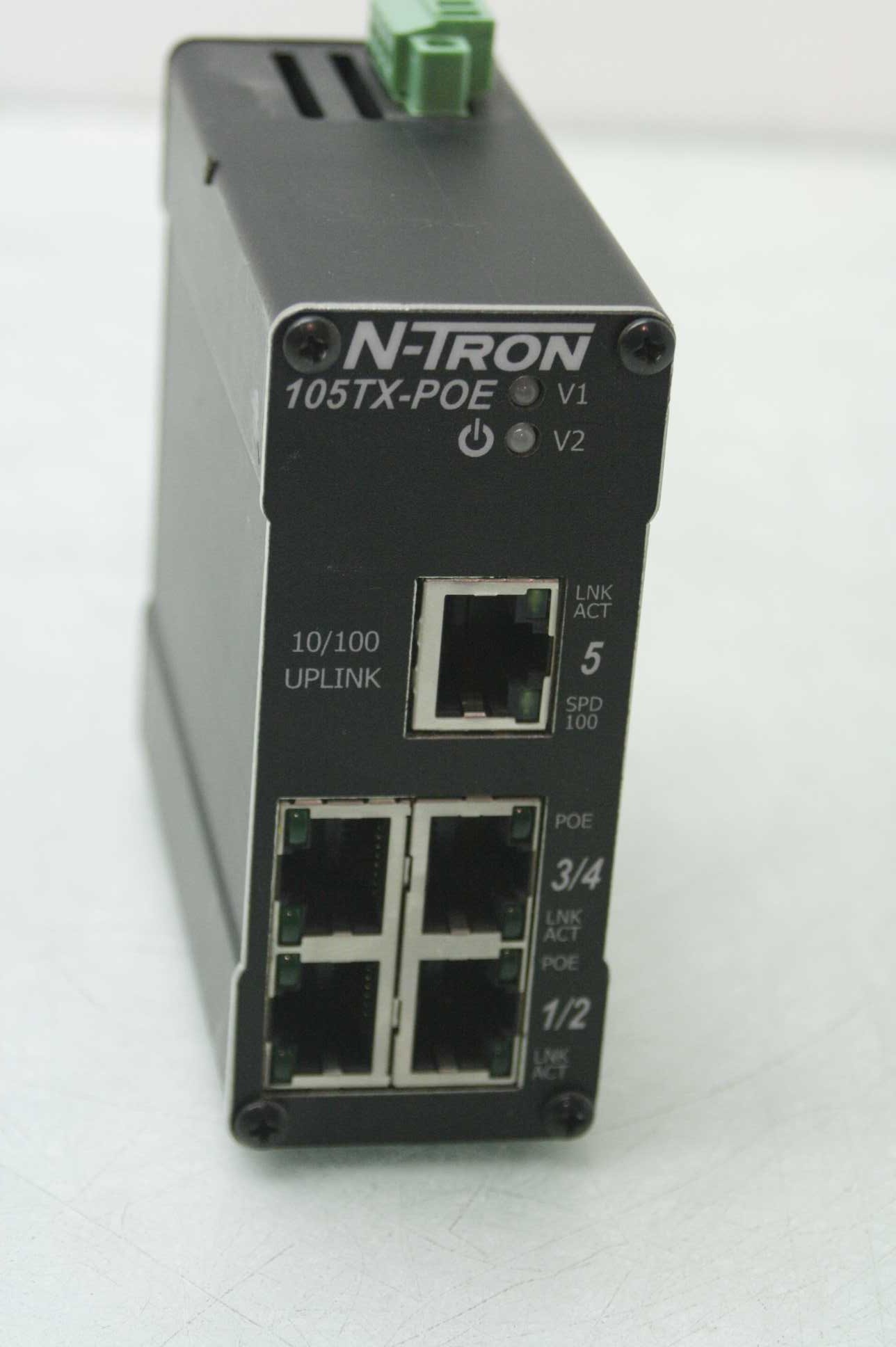 N-Tron 105TX-POE Industrial Unmanaged POE Ethernet Switch 5 Port - Used - Image 18