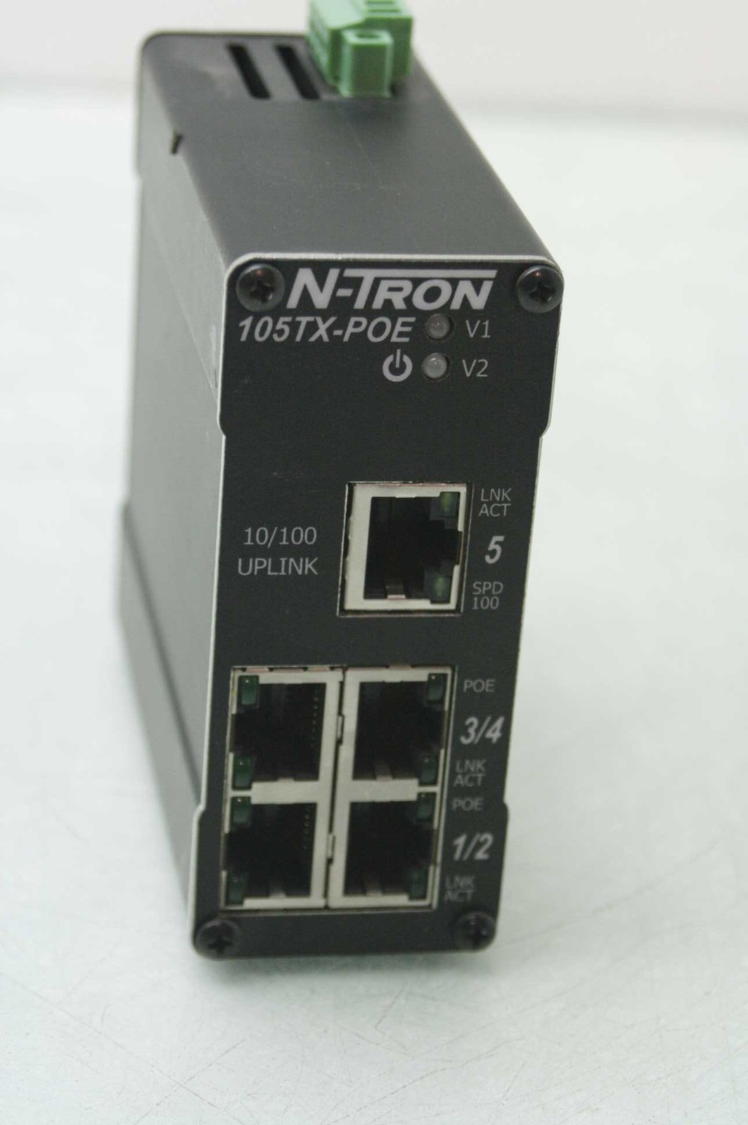 N-Tron 105TX-POE Industrial Unmanaged POE Ethernet Switch 5 Port - Used - Image 9