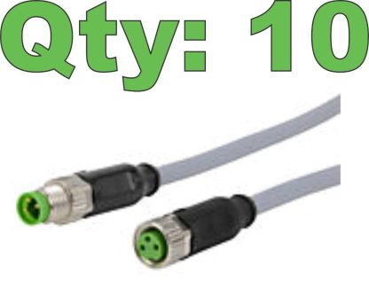 New (10) Murr 7000-88001-0300100 1m 3 Pole M8 Axial Male to Female Sensor Cable - New other (see details) - Image 8