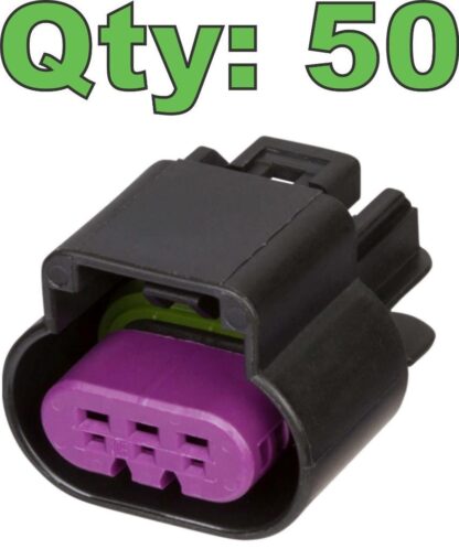 New (50) Aptiv / Delphi 15326808 Automotive 3 Way Female GT150 Connector - New