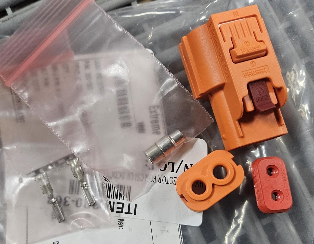 New Amphenol HVSL282062B103I High Voltage 2 Pole Power Connector Kit - New