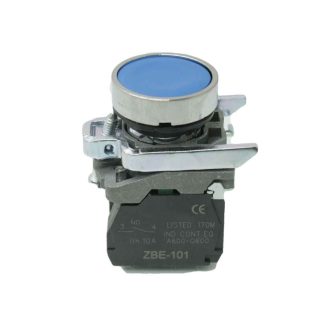 New XB4BA65 22mm Blue Non Illuminated Push Button Switch - New