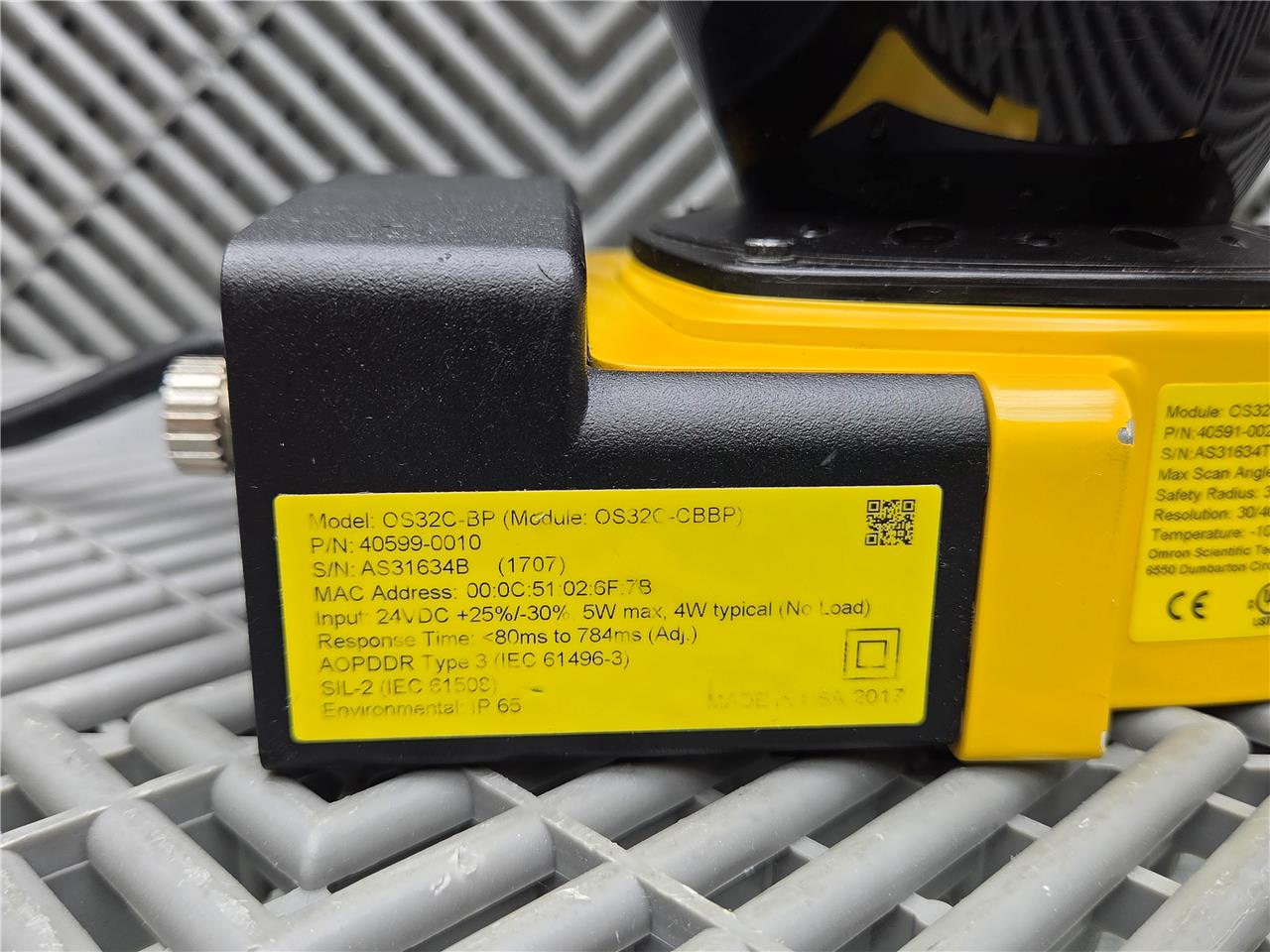 Omron OS32C-BP (OS32C-CBBP) OS32C-SN Safety Laser Scanner 40599-0010, 40591-0020 - Used - Image 18