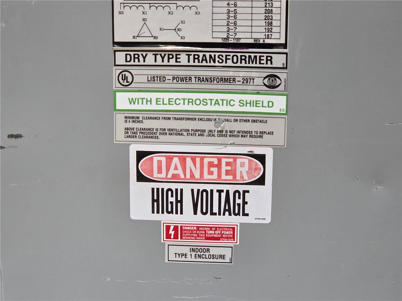 On-Line Power IC015B0500I3 Iso-Care 15KVA Dry Type Transformer 208V to 208Y/120V - Used - Image 20
