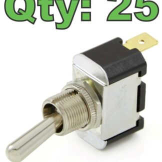 (Qty 25) New Carling 2FA53-78 TABS On-Off SPST Toggle Switch 250V AC / 15A - New