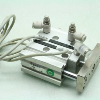 SMC 13-MGPL16-20 Pneumatic Guided Air Cylinder 16mm Bore x 20mm Stroke - Used