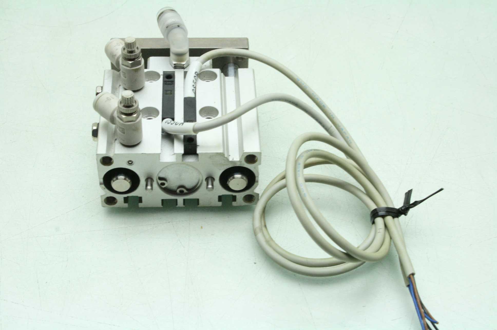 SMC 13-MGPL16-20 Pneumatic Guided Air Cylinder 16mm Bore x 20mm Stroke - Used - Image 9