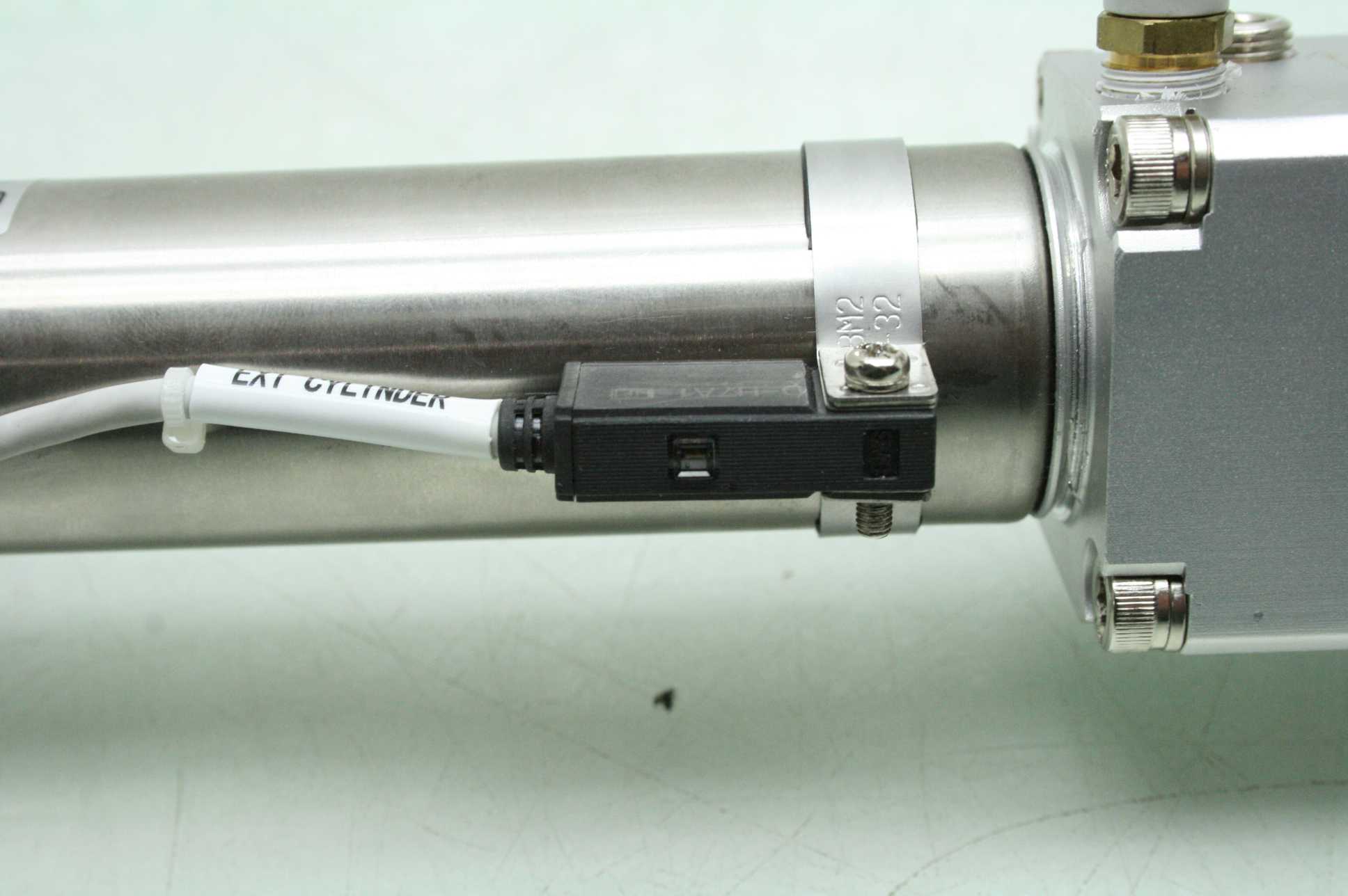 SMC CDLM2L32-200-E Air Cylinder, Fine Lock, Mounted Auto Switches - Used - Image 14