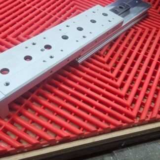 SMC MXS16-125 Pneumatic Cylinder Double-Acting 125mm Stroke Dual Rod Cylinder - Used