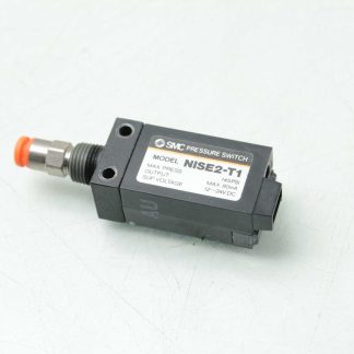 SMC NISE2-T1 Compact Pressure Switch 145 PSI 12-24V DC / 5/32" In - Used