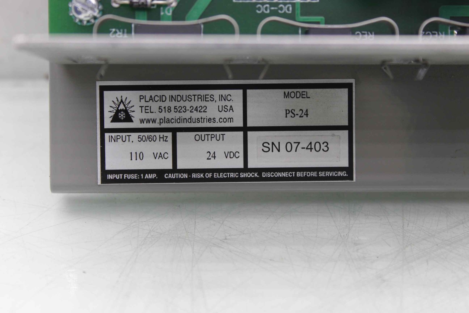 Share Placid Industries PS-24 Constant Current Brake / Clutch Power Supply - Used - Image 3