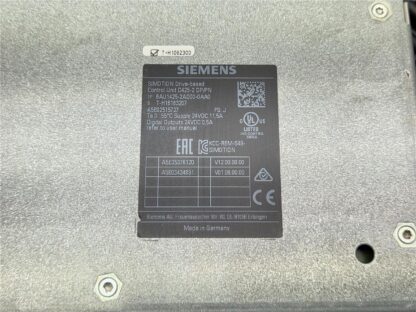 Siemens 6AU1425-2AD00-0AA0 Drive-based Control Unit D425-2 DP/PN / No Cover - Used - Image 14