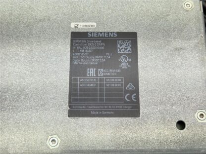 Siemens 6AU1425-2AD00-0AA0 Drive-based Control Unit D425-2 DP/PN / No Cover - Used - Image 4
