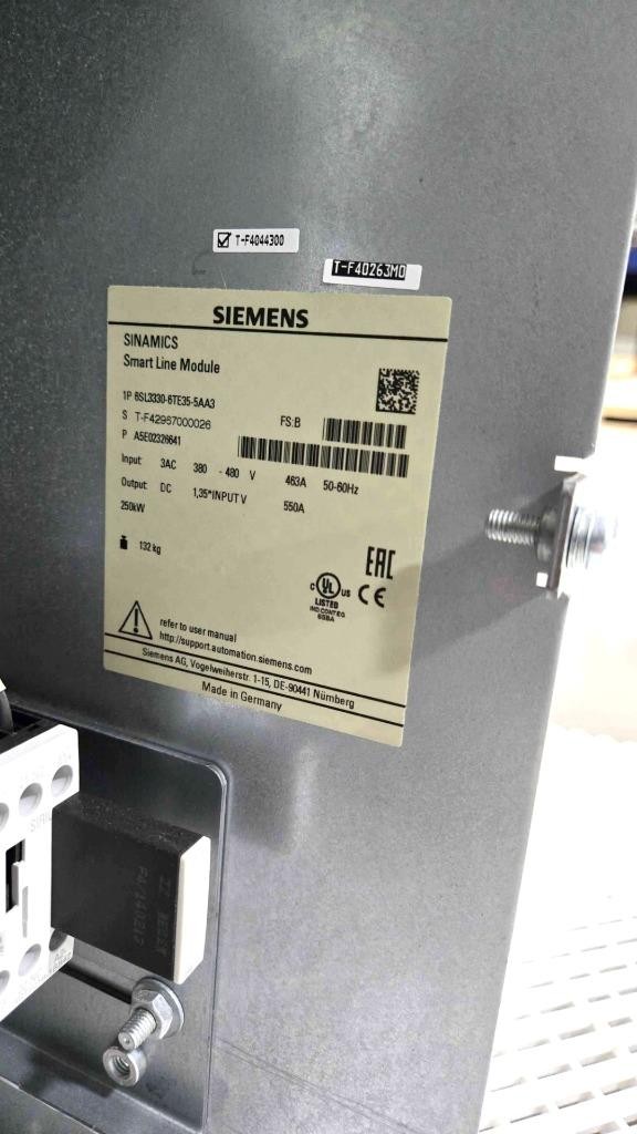 Siemens 6SL3330-6TE35-5AA3 S120 Smart Line Module Servo Rectifier 550A, 335HP - Used - Image 13