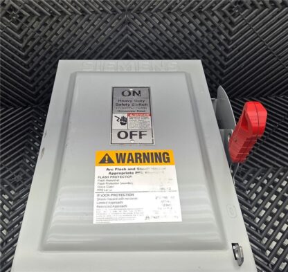 Siemens HNF362 Non-Fusible Heavy Duty Safety Switch 600V AC / 600V DC Max, 60A - Used - Image 6