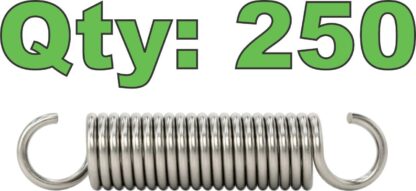New McMaster 9433K968 302 Stainless Steel Extension Spring 2.25" x 0.500"  20 lb - New - Image 20