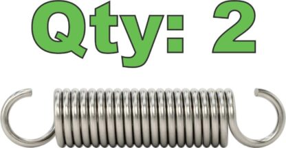 New McMaster 9433K968 302 Stainless Steel Extension Spring 2.25" x 0.500"  20 lb - New - Image 16