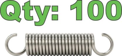 New McMaster 9433K968 302 Stainless Steel Extension Spring 2.25" x 0.500"  20 lb - New - Image 19