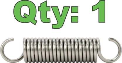 New McMaster 9433K968 302 Stainless Steel Extension Spring 2.25" x 0.500"  20 lb - New - Image 15