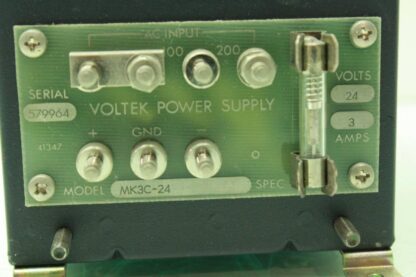 Voltek MK3C-24 Regulated Power Supply 24V / 3A Output 100-200V AC Input - Used - Image 4