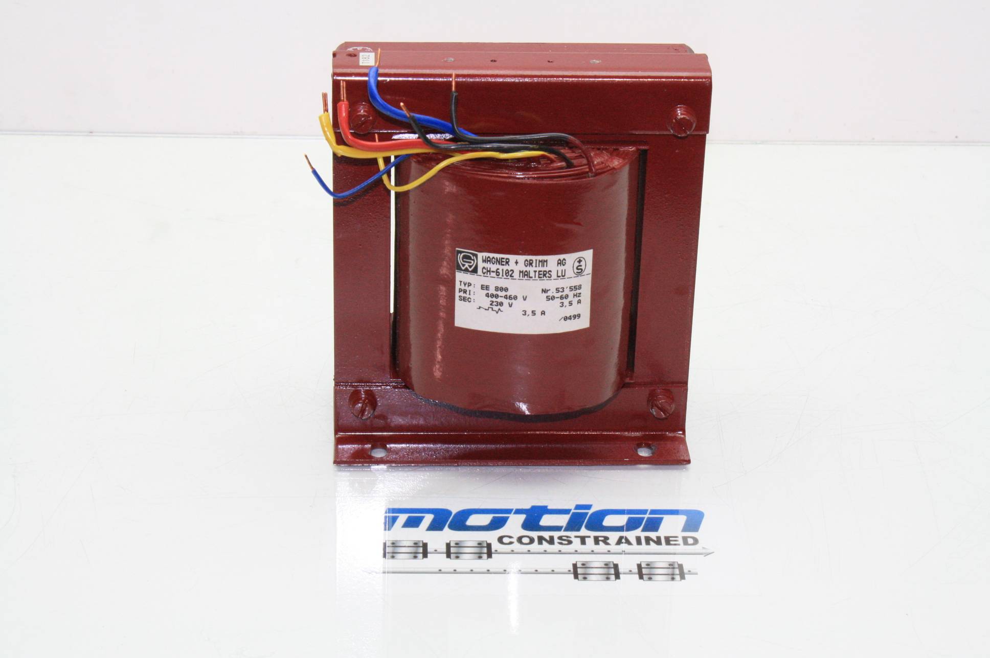 Wagner + Grimm Type EE-800 Transformer 800 VA / 400-460V to 230V - Used - Image 10