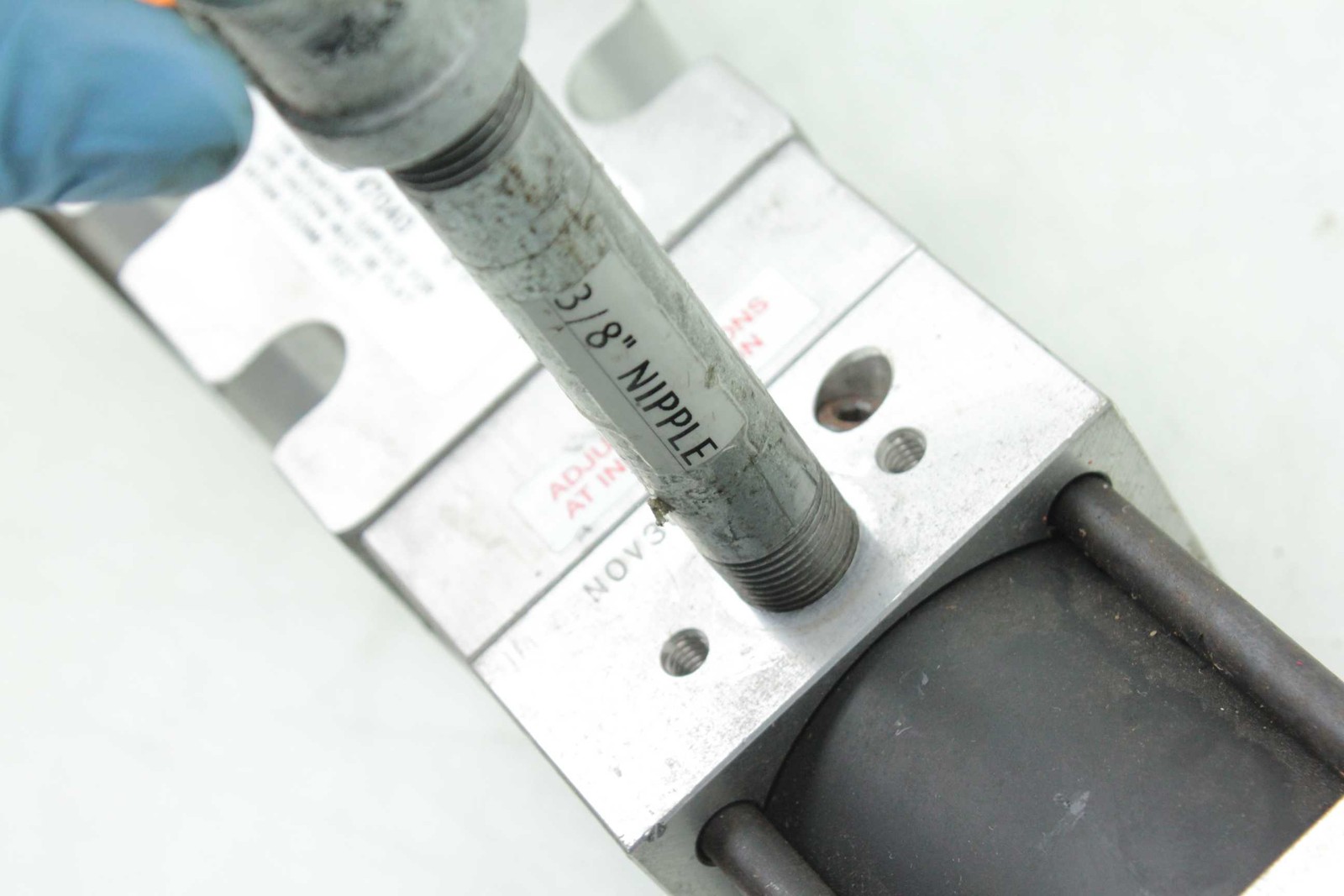 Welker WPA-40-23 Pneumatic Shot Pin Clamp Assembly / 23mm Stroke x 40mm Bore - Used - Image 4