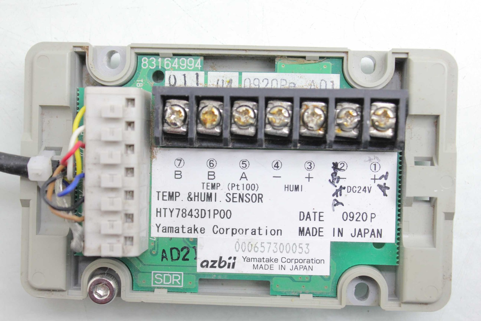 Yamatake Azbil HTY7843D1P00 Separate Type Temperature & Humidity Sensor Pt100 - Used - Image 5